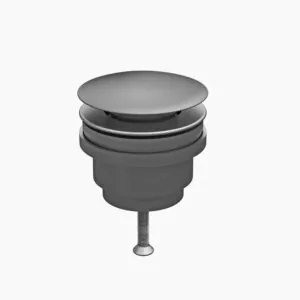 Clickwaste afvoerplug Rvs 5/4 zonder overloop
