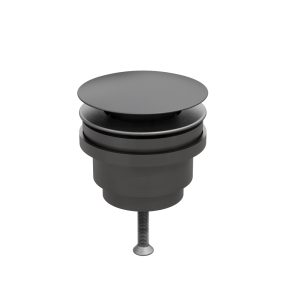 Clickwaste afvoerplug gun metal 5/4 zonder overloop