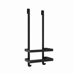 Doucherek en shampoohouder 52cm mat zwart