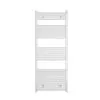 Designradiator Sofia 70x60 glans wit