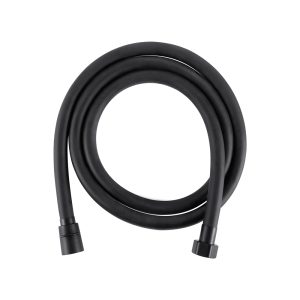 Doucheslang 150cm Mat zwart Pvc