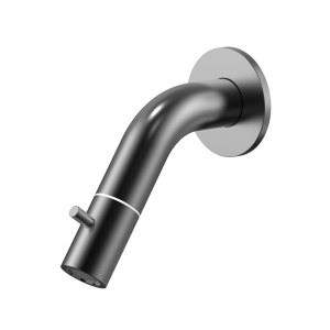 Inbouw fonteinkraan Gun metal één-greeps bediening