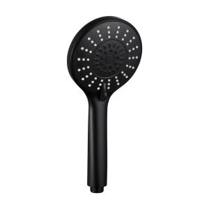 Handdouche rond 5 standen Mat zwart