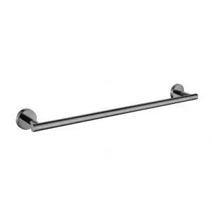 Handdoekbeugel gun metal Rond