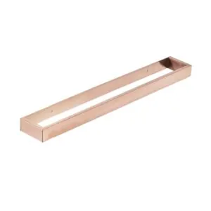 Handdoekbeugel mat rosé goud rechthoekig