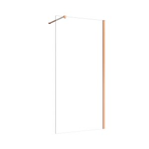 Inloopdouche 100x200 8mm Nano glas Copper serie Silvio