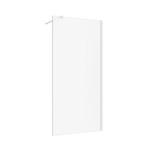Inloopdouche 90x200 8mm Nano glas mat wit serie Silvio melkglas