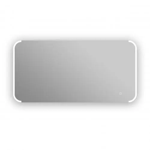 Rechthoekige badkamerspiegel Laura met verwarming, LED verlichting en touch sensor 120x60cm