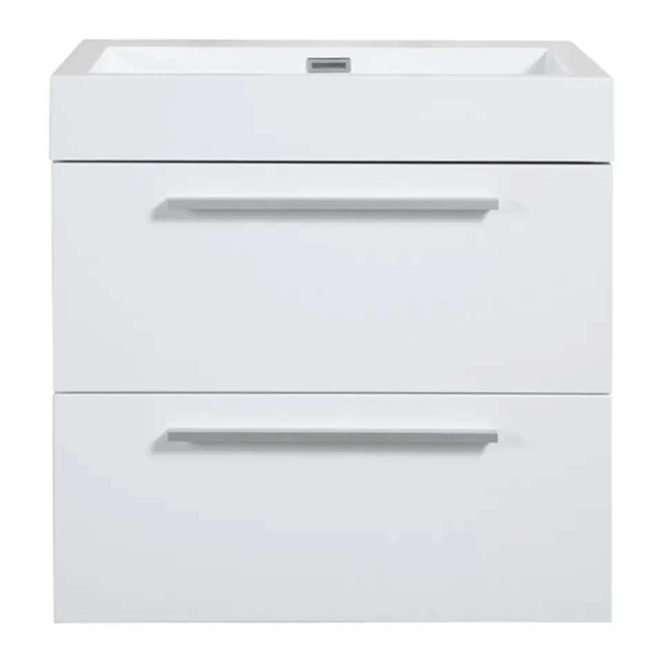 Badkamermeubel mika 60cm hoogglans wit