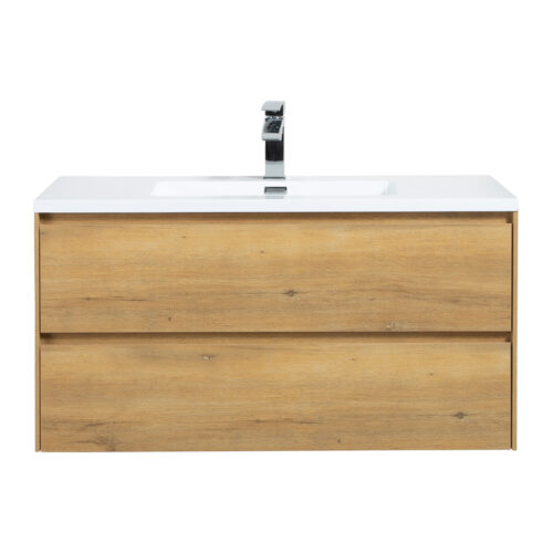 wastafelmeubel 100cm eiken