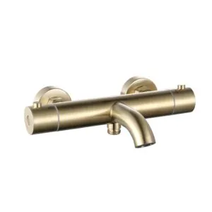Thermostatische opbouw badkraan Mat goud