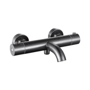 Thermostatische opbouw badkraan Gun metal