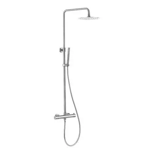 Opbouw regendouche 25cm hoofddouche thermostatisch chroom