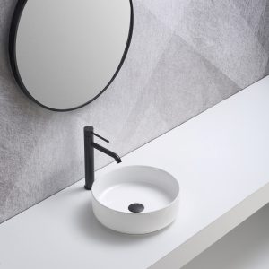 Waskom Anna 35x35x12cm glans wit