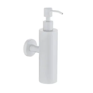 Zeepdispenser mat wit 350ml