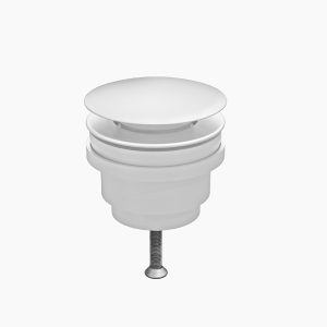 Clickwaste afvoerplug mat wit 5/4 zonder overloop