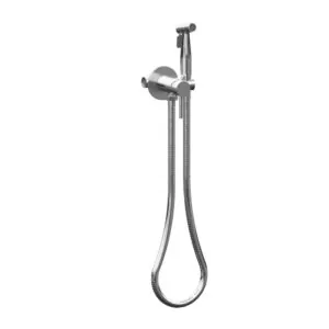 Bidetset met handdouche chroom warm/koud