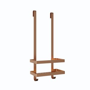 Doucherek en shampoohouder 52cm copper