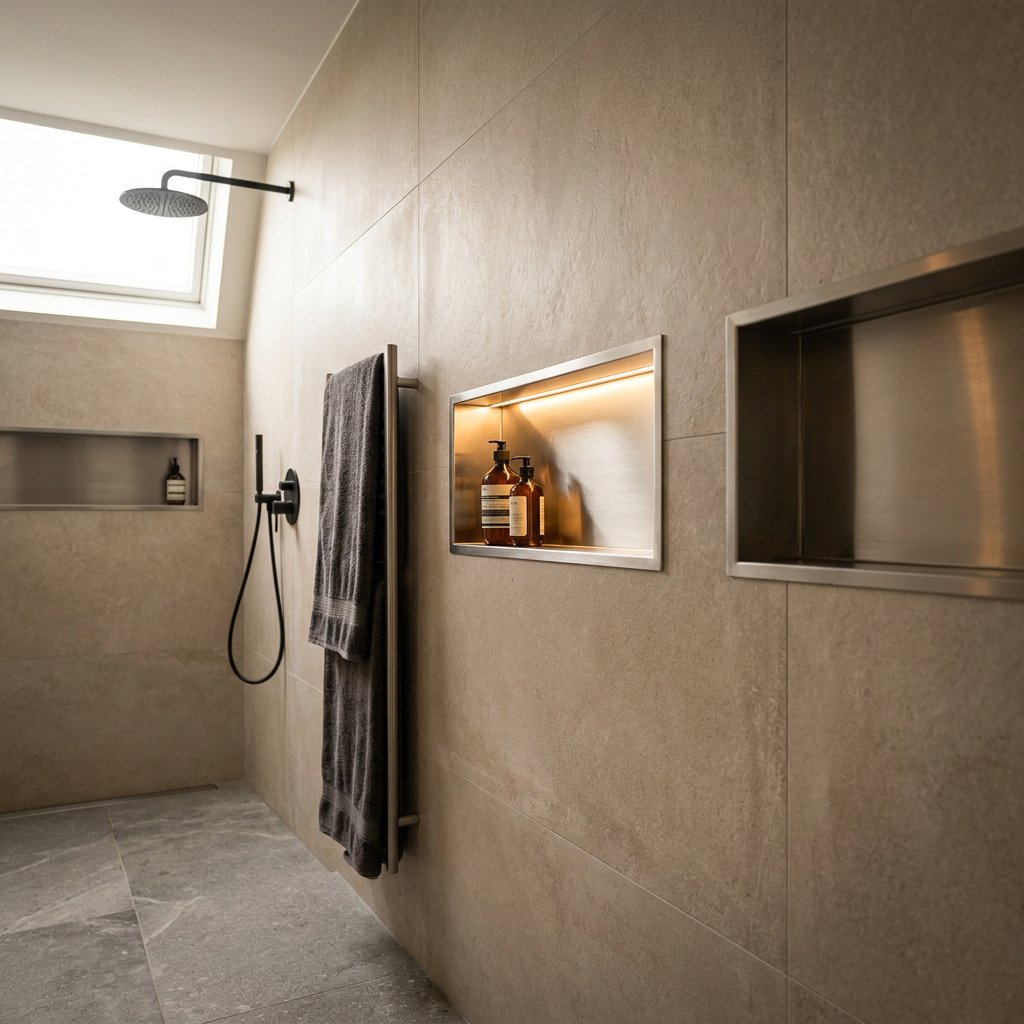 inbouwnis badkamer