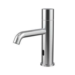 Wastafelkraan met sensor chroom